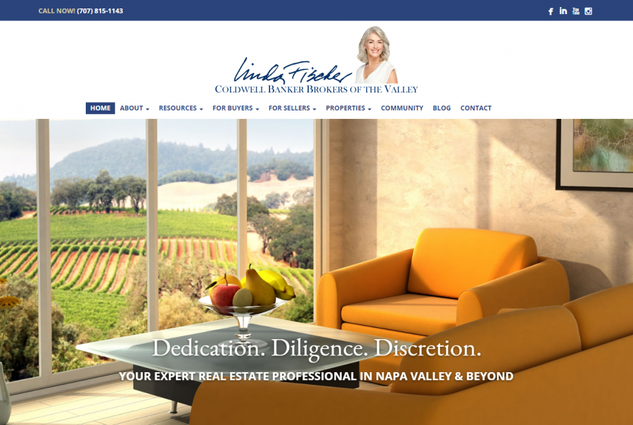 High Elevation Real Estate site Design